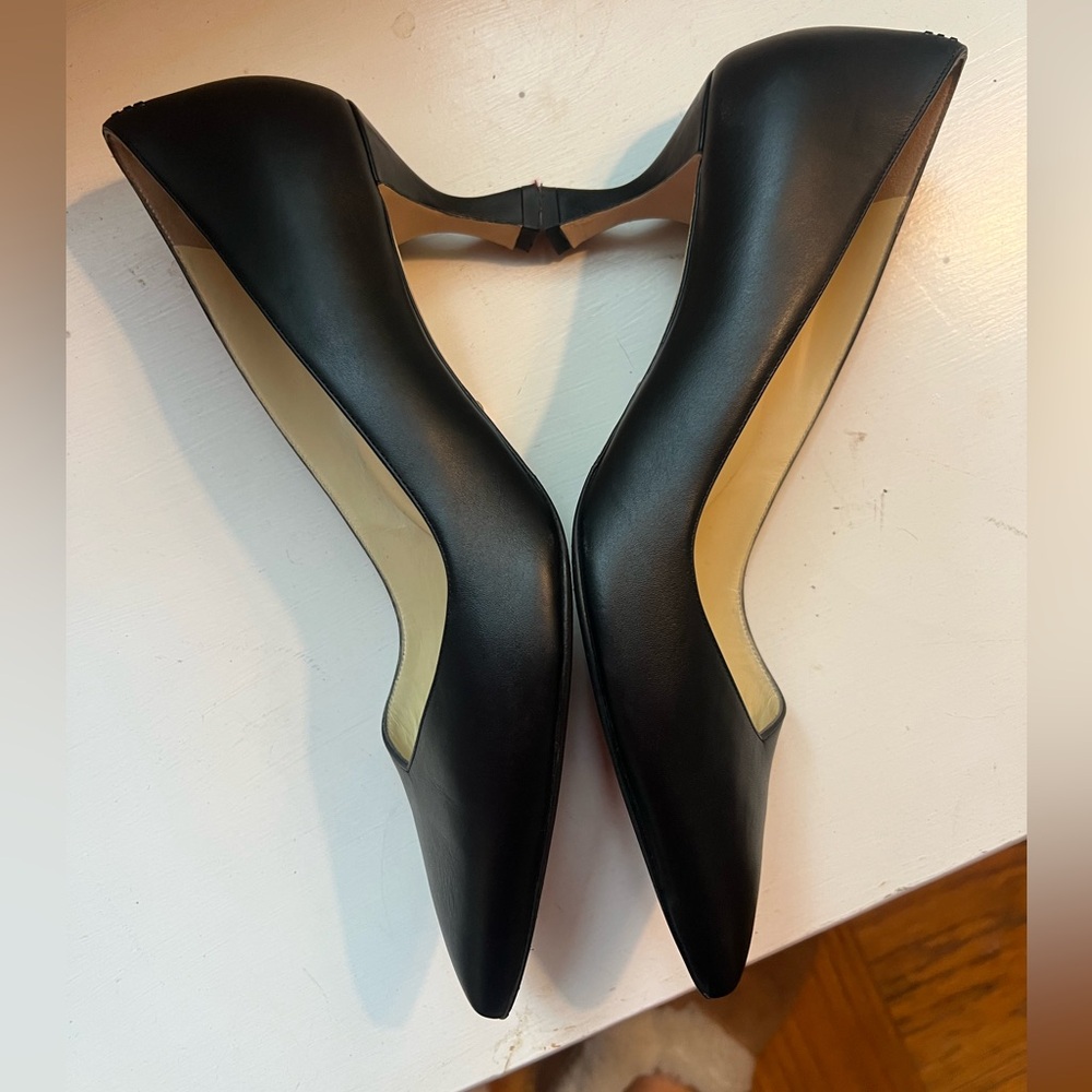 Sarah Flint Perfect Kitten Pump 50 Black Leather 42.5 - Picture 10 of 11